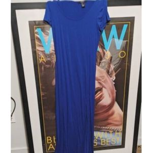 Brand new Breezy royal blue fitted maxi dress!